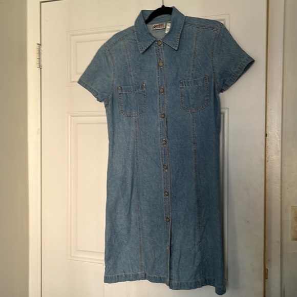 bill blass Dresses & Skirts - Bill blass jeans light blue denim short sleeve dress. Y2K style